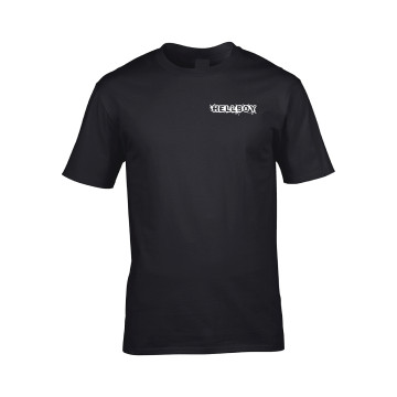 DJ Hellboy T-shirt logo devant et dos | noir