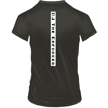 DJ The Enforcer T-shirt logo 