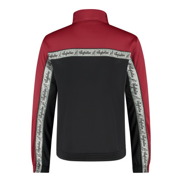 Australian duo jacket silver breasted 2.0 | black - bordeaux red