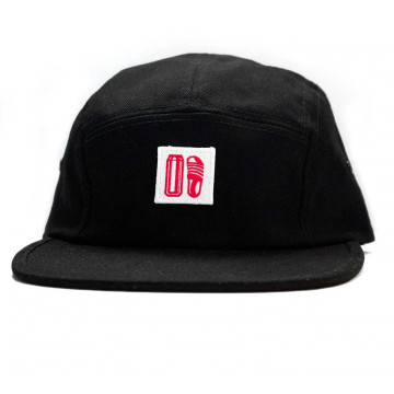 Elitepauper cap 5 panel bier en slipper | zwart