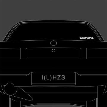 Elitepauper autosticker ESSENTIAL 12 CM | Wit