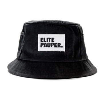 Elitepauper chapeau de seau logo | noir