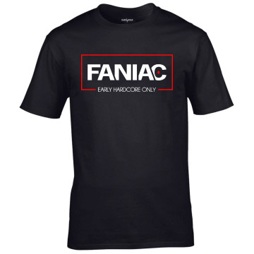 Faniac T-shirt Early Hardcore Only | noir