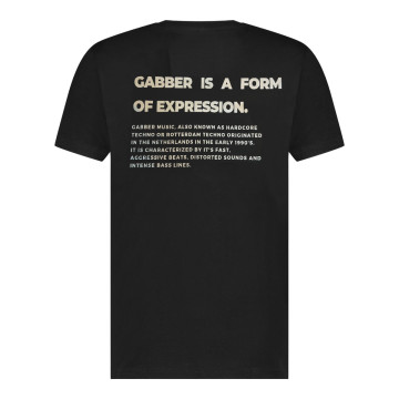 Gabba Clique T-shirt expression | noir