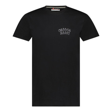 Gabber Hippy T-shirt logo | noir