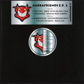 GABBADOME 9 – GABBAFRIENDS E.P. 2 Vinyle
