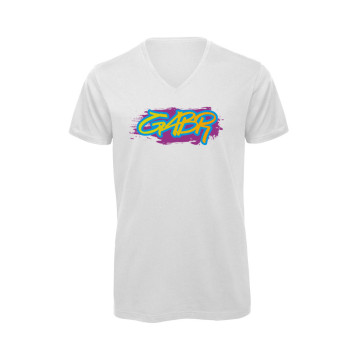 Hard-Wear T-shirt GABR graffiti-editie | wit