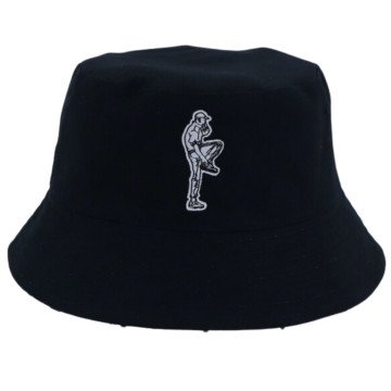 Hakkuh bucket hat reversible | zwart - wit