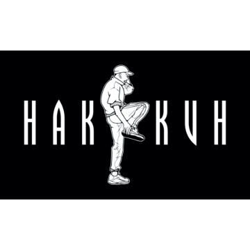 Hakkuh vlag | zwart