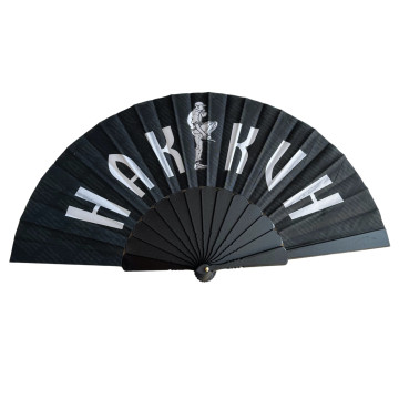 Hakkuh motif en fan | noir