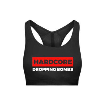 Hard-Wear Femmes Sporttop Dropping Bombs | noir