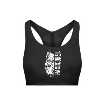 Hard-Wear Femmes Sporttop Hardcore Worldwide! | noir