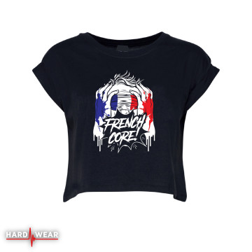 Hard-Wear Frenchcore croptop | blindfolded