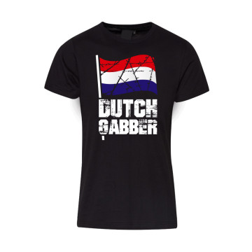Hard-Wear T-shirt Dutch gabber | zwart