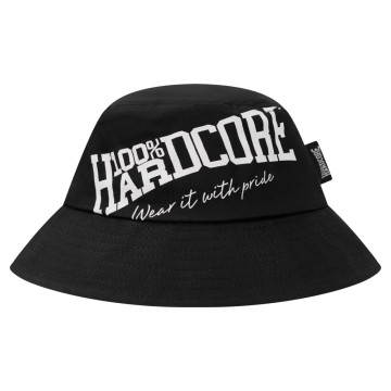 100% Hardcore buckethat Tilted | noir