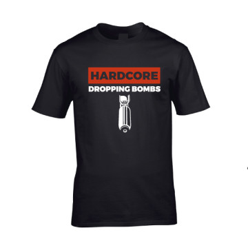 Hard-Wear T-shirt Hardcore Dropping Bombs | noir