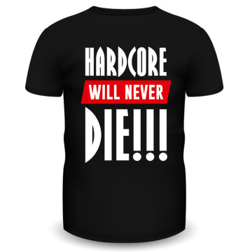 Hardcore Holland T-shirt never die | noir
