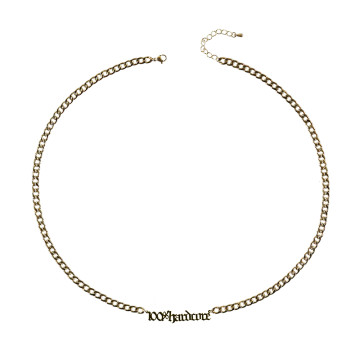 100% Hardcore Collier 100% Hardcore 65 CM | Or 