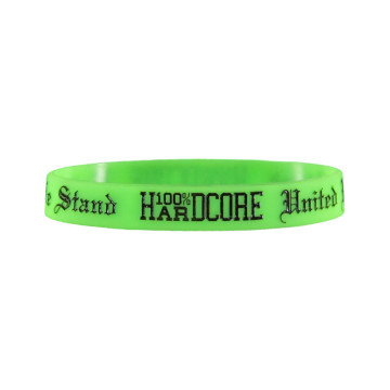 100% Hardcore bracelet UNITED WE STAND | vert fluo