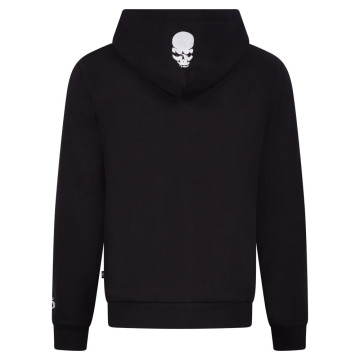 Sweat à capuche Hooligan Applique | noir 