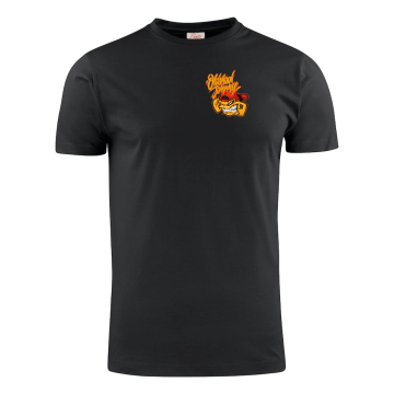 Oldskool Johnny T-shirt Logo | Zwart