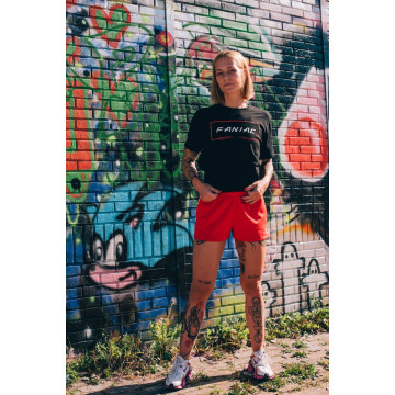 Faniac T-shirt lightning | Noir