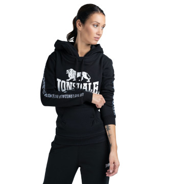 Hoodie Lonsdale pour femmes Dihewyd | noir