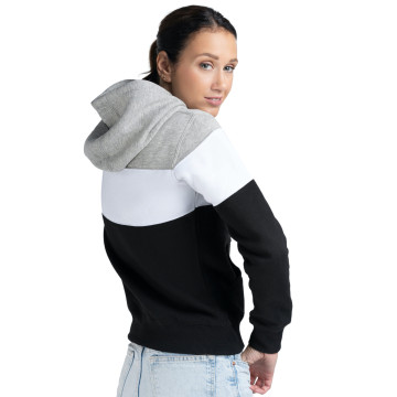 Hoodie Lonsdale pour femmes Penbryn | noir - blanc - gris