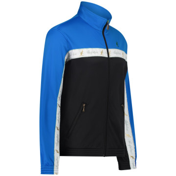 Veste australienne duo blanc 2.0 | noir - Capri bleu