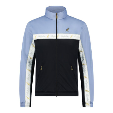 Australian duo jacket white breasted 2.0 | Noir - Light Denim