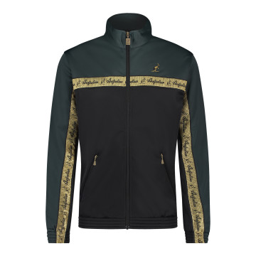 Australian duo jacket gold breasted 2.0 | black - woods green 