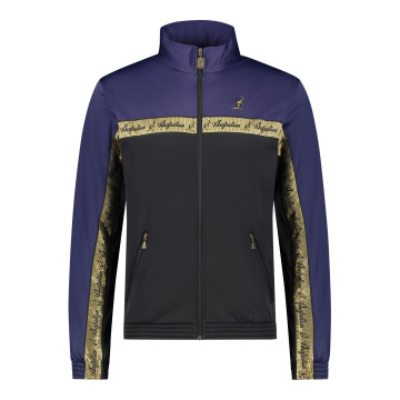 Australian duo jacket gold breasted 2.0 | black - cosmo blue