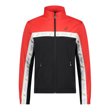 Australian duo jacket white breasted 2.0 | black - red