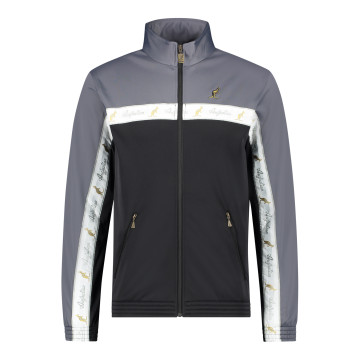 Australian duo jacket white breasted 2.0 | black - grey