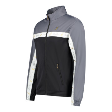 Australian duo jacket white breasted 2.0 | black - grey