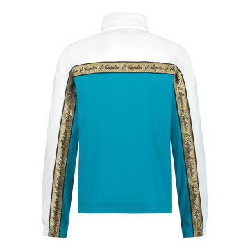 Australian duo jacket gold breasted 3.0 | peacock blue - white