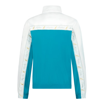 Australian duo jacket white breasted 3.0 | peacock blue - white