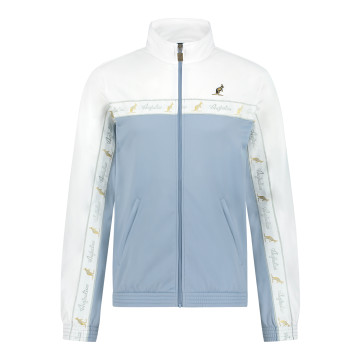 Australian duo jacket white breasted 3.0 | light denim - blanc