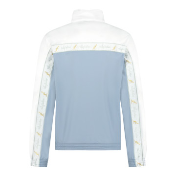 Australian duo jacket white breasted 3.0 | light denim - blanc