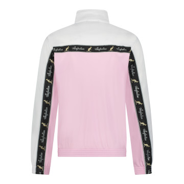 Australian duo jacket black breasted 3.0 | pastel pink - white