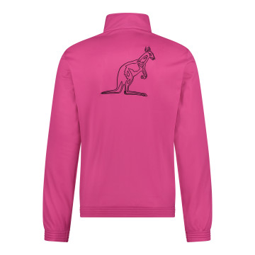 Veste slim australienne passepoilée noire + big logo 3.0 | rose