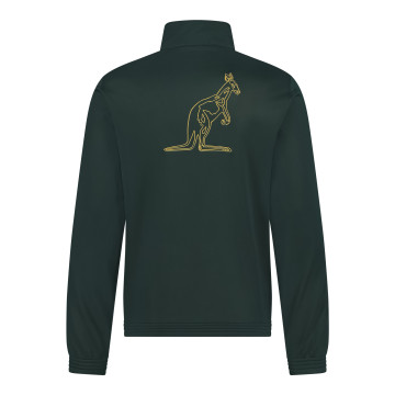 Veste Australian slim fit avec passepoil noir + big logo 3.0 | woods green