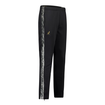 Pantalon Australian slim fit avec 2 fermetures éclair et passepoils argentés 3.0 | noir