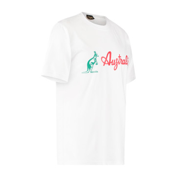 T-shirt australien avec logo classique | blanc