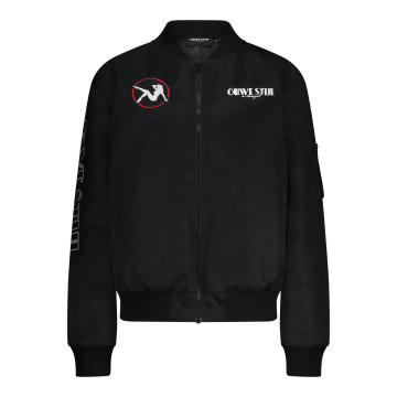 Ouwe Stijl is Botergeil bomberjack | zwart