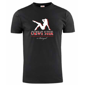Ouwe stijl is Botergeil T-shirt Early Hardcore | noir rouge