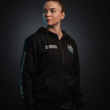 Painbringer zip hoodie | zwart