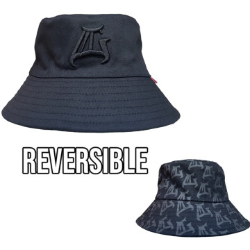 Multigroove double face Bucket Hat | noir