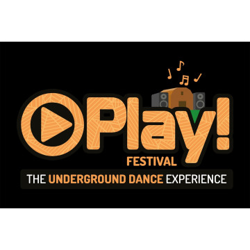 Play! Festival vlag | Zwart