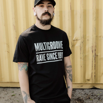 Multigroove t-shirt rave depuis 1991